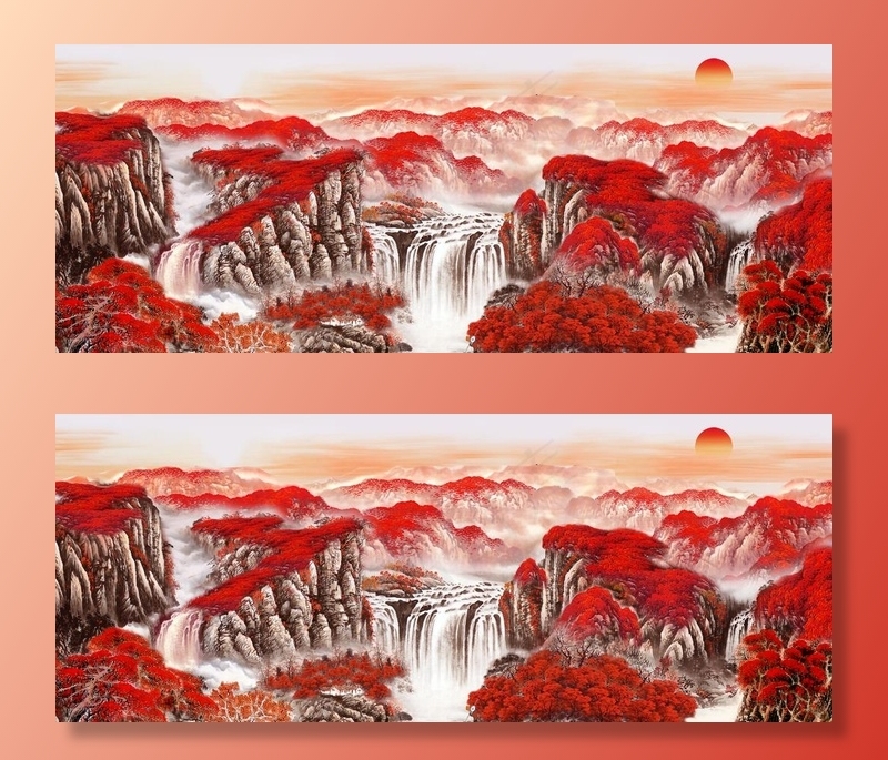 鸿运当头图片(24803X10630(DPI:300))psd模版下载