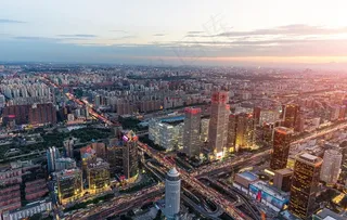 地产繁华城市图片