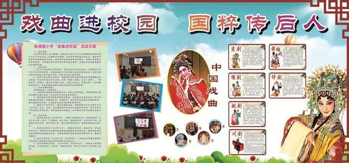 戏曲展板图片
