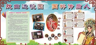 戏曲展板图片