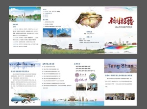 高档折页 校园招聘海报图片