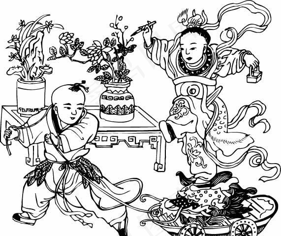 中国古代人物图片