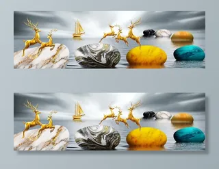 石来运转麋鹿图片