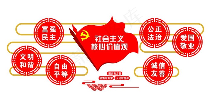 *核心价值观图片(10488X5115(DPI:72))psd模版下载