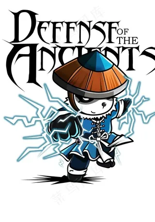 游戏卡通闪电熊猫图片