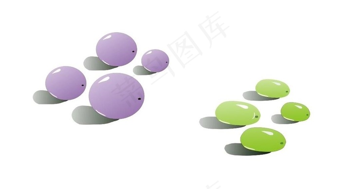 手绘葡萄 卡通葡萄图片