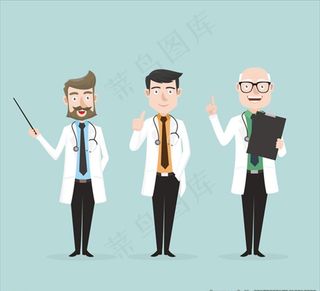 卡通医生形象集合图片