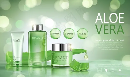 化妆品背景图片