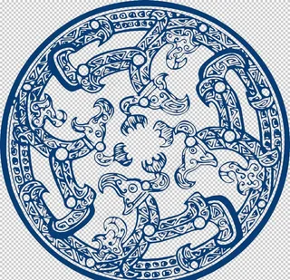 青花瓷图案图片