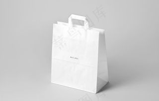纸袋购物袋样机图片