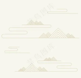 中式金色祥云图片