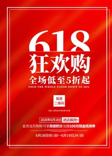 促销海报  红色背景图片