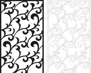 欧式 雕刻 镂空 花格 高清图片