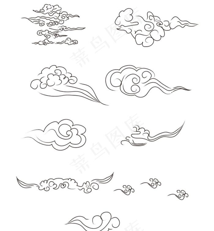 云纹矢量图片cdr矢量模版下载