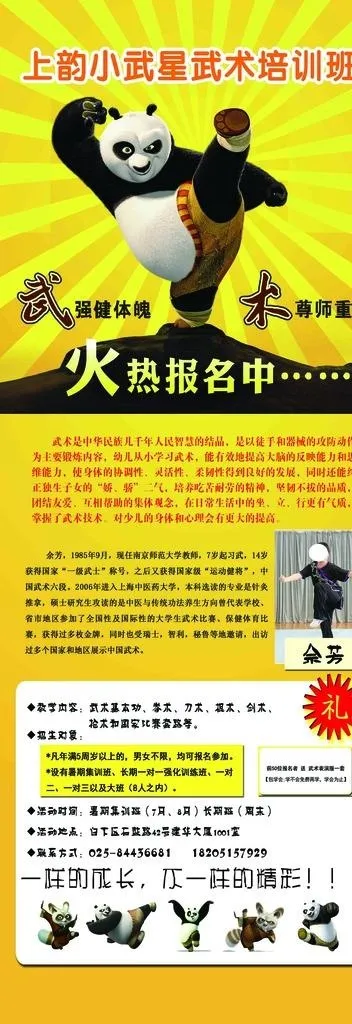 武术展架图片