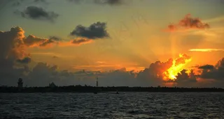 西沙群岛 三沙日落图片