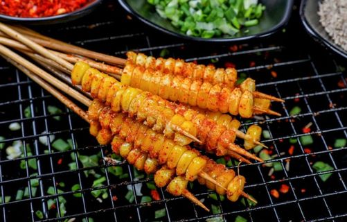 烤玉米图片