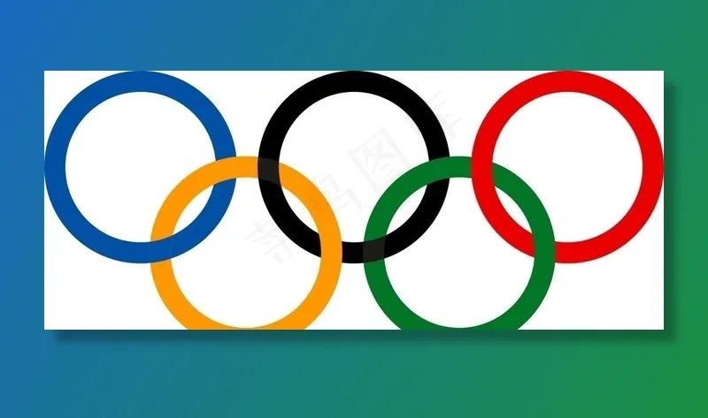 奥运五环LOGO图片cdr矢量模版下载