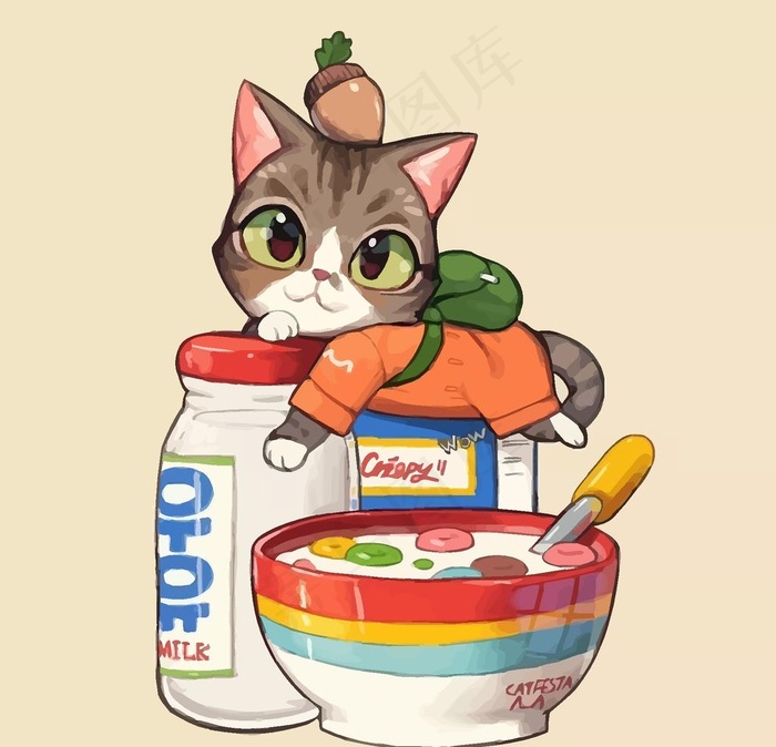 矢量猫咪图片