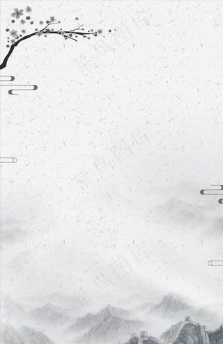 水墨风背景图片