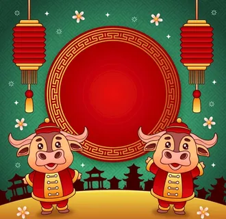 牛年春节海报图片