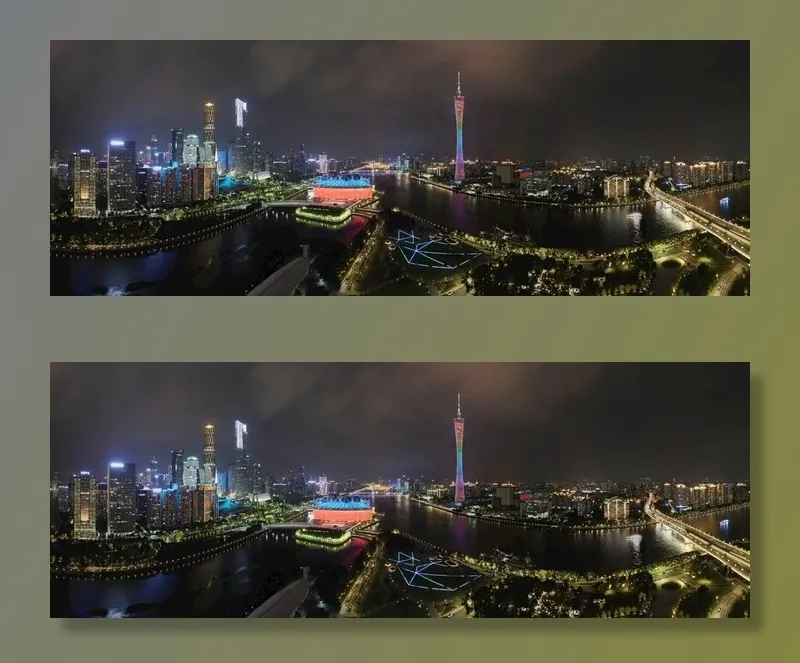 广州塔夜景图片