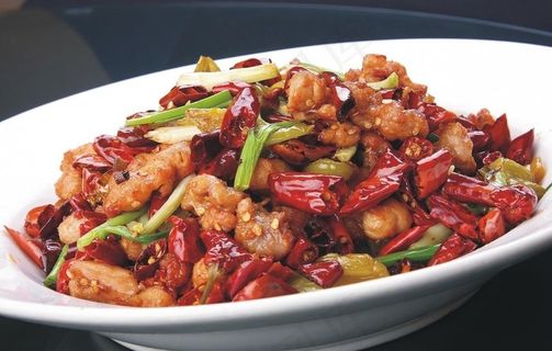 干煸辣子鸡图片