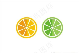柠檬片矢量素材图片