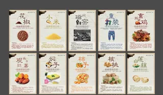 农产品展板图片