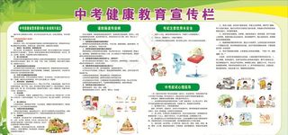中考教育宣传栏图片