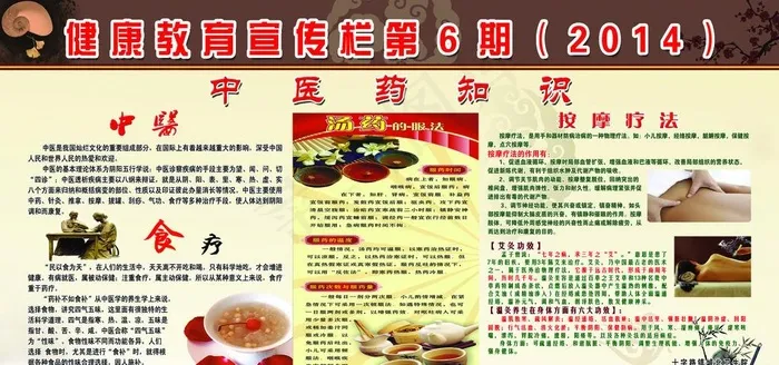 健康教育宣传栏图片(3937X1969(DPI:50))psd模版下载