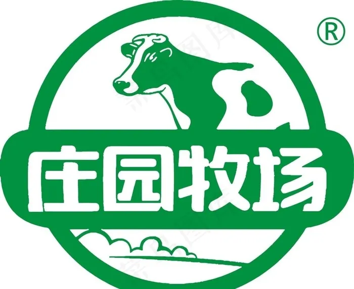 庄园牧场LOGO图片cdr矢量模版下载