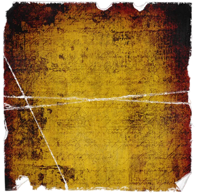 黄色残破磨损纸纹背景图片