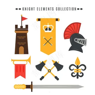 盔甲骑士元素图片