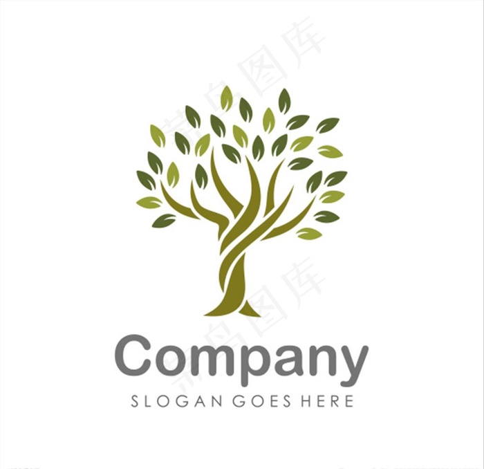 树logo图片eps,ai矢量模版下载