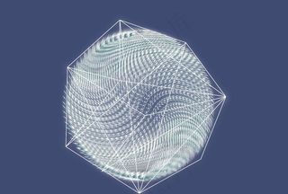 原创AI科技感线条地球月亮月球图片