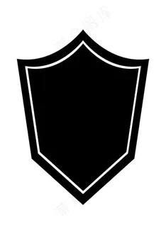 手绘盾牌素材图片