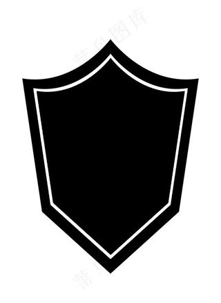 手绘盾牌素材图片