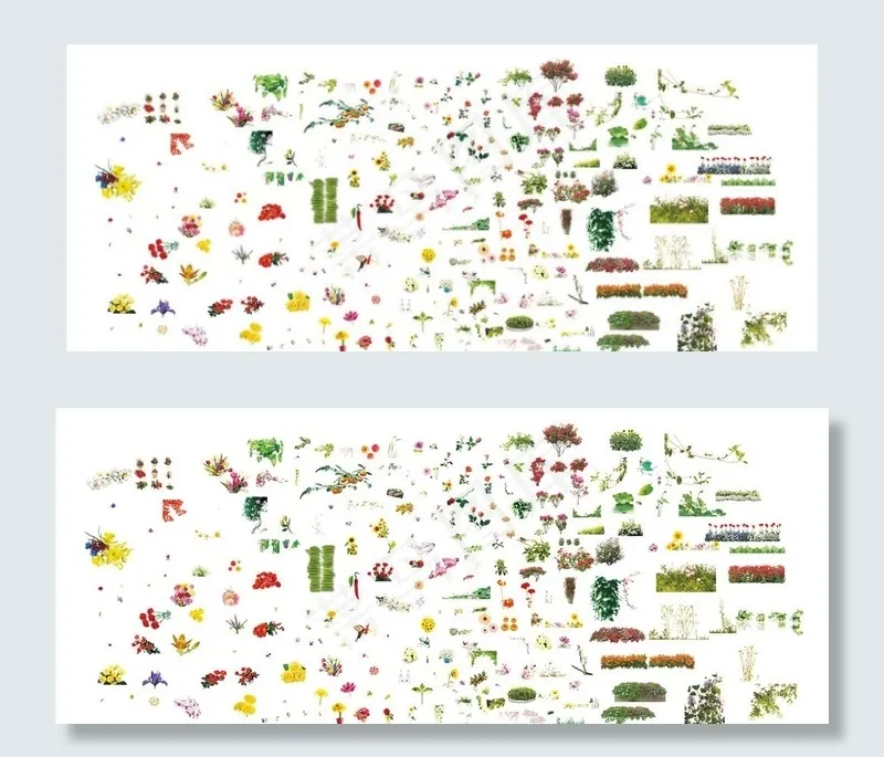 花草图片cdr矢量模版下载