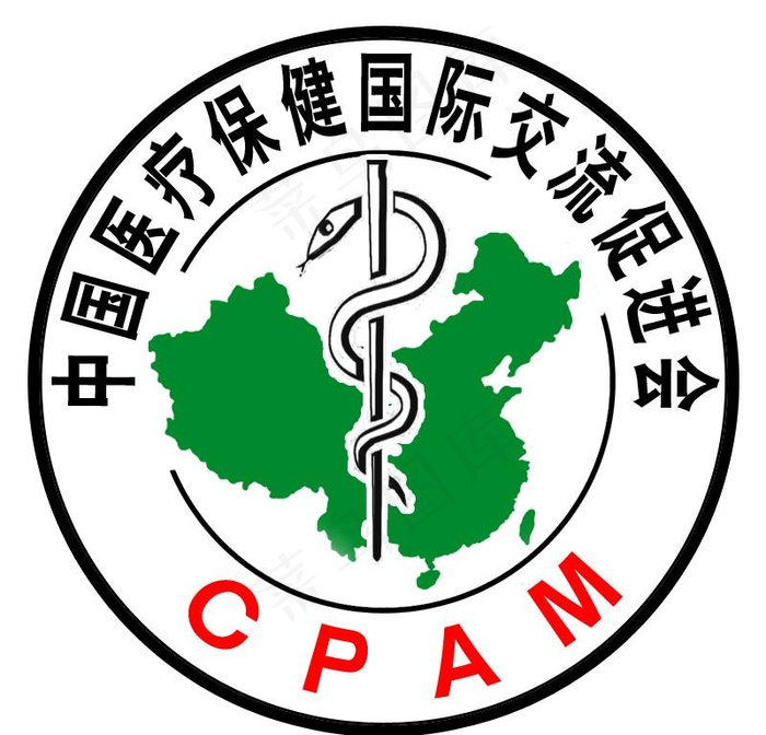 中国医促会标志图片psd模版下载