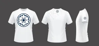 原创白色短袖T恤日式图案图片