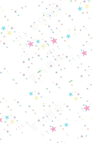 卡通彩色星星背景儿童图片