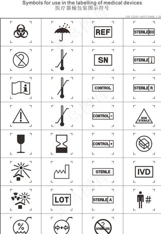医疗器械包装图示符号图片