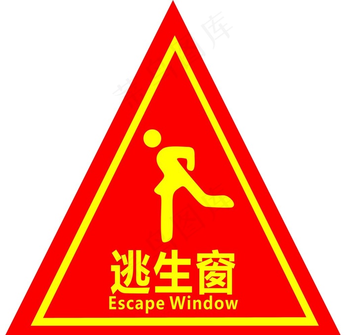逃生窗图片cdr矢量模版下载