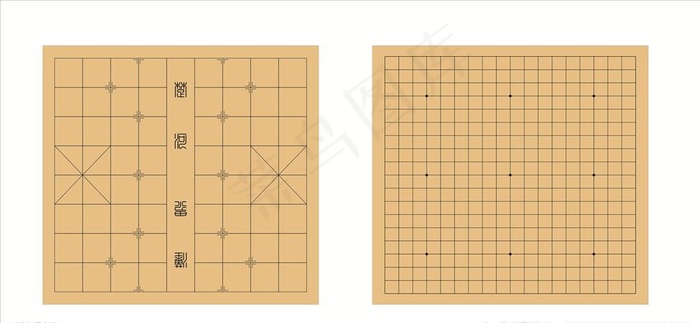 棋盘矢量图片