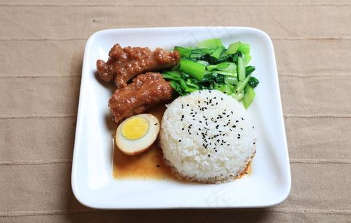 排骨盖饭图片
