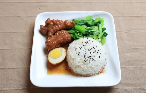排骨盖饭图片 排骨盖饭图片