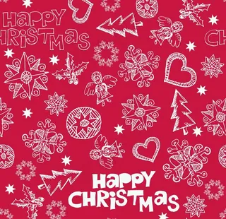 圣诞节无缝背景图片
