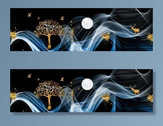 轻奢装饰画图片