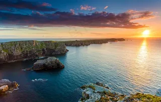 海岸风景摄影图图片